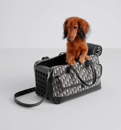 dior cat bag|Dior Hit the Road Pet Carrier Bag Beige and Black Dior Oblique .